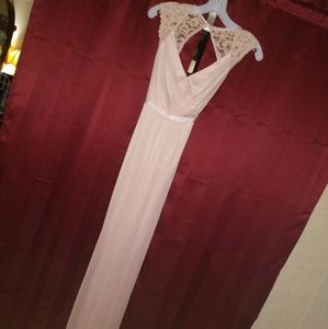 David's Bridal Bridesmaid Dress Size 0 Cameo NWT